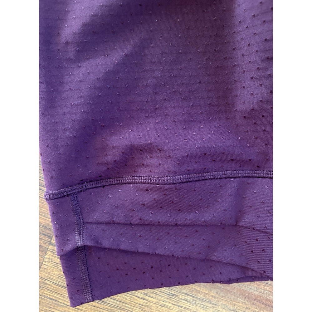 Lululemon Astro Wunder Under Crop Leggings Maroon Women's Size 4 Shine Dot - Picture 3 of 16